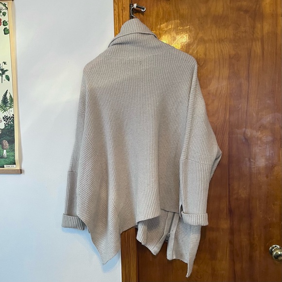 Allsaints asymmetrical zipper wool sweater - Picture 4 of 7